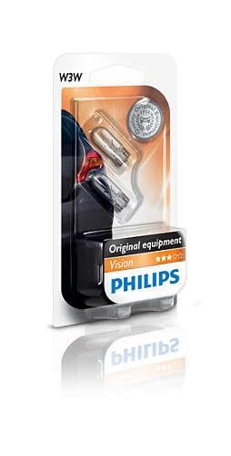 Philips 12256B2 Лампа накаливания W3W 12V 3W 12256B2: Отличная цена - Купить в Польше на 2407.PL!