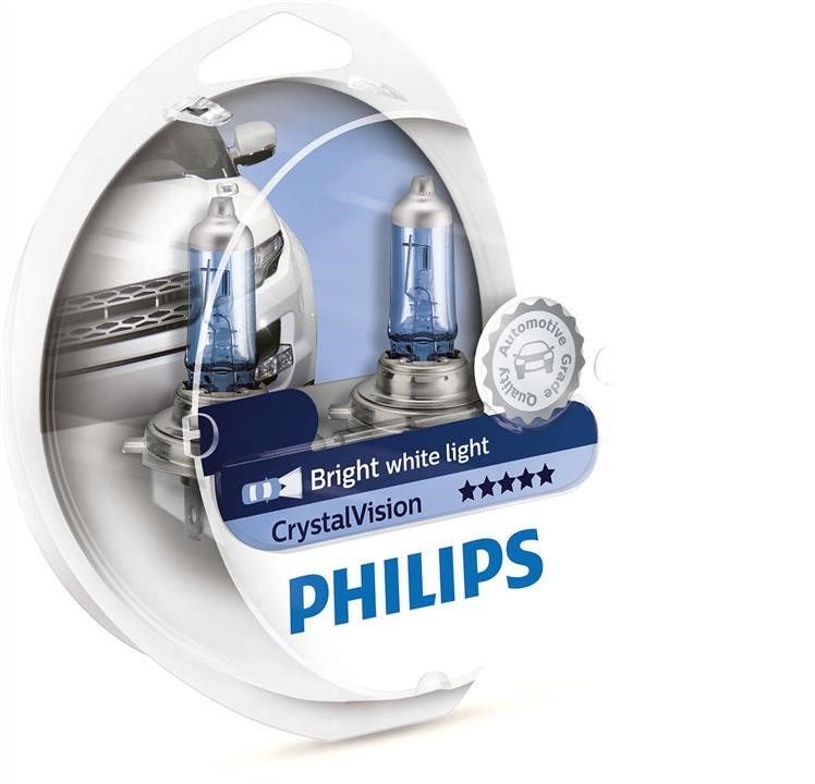 Philips 12362CVS2 Лампа галогенна Philips Cristalvision 12В H11 55Вт 12362CVS2: Приваблива ціна - Купити у Польщі на 2407.PL!