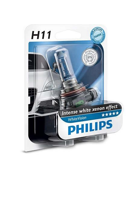 Philips 12362WHVB1 Лампа галогенная Philips Whitevision 12В H11 55Вт 12362WHVB1: Отличная цена - Купить в Польше на 2407.PL!