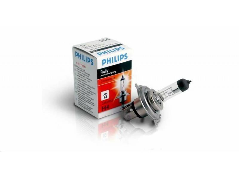 Philips 12569RAC1 Halogen lamp Philips Rally 12V H4 100/90W 12569RAC1: Buy near me in Poland at 2407.PL - Good price!