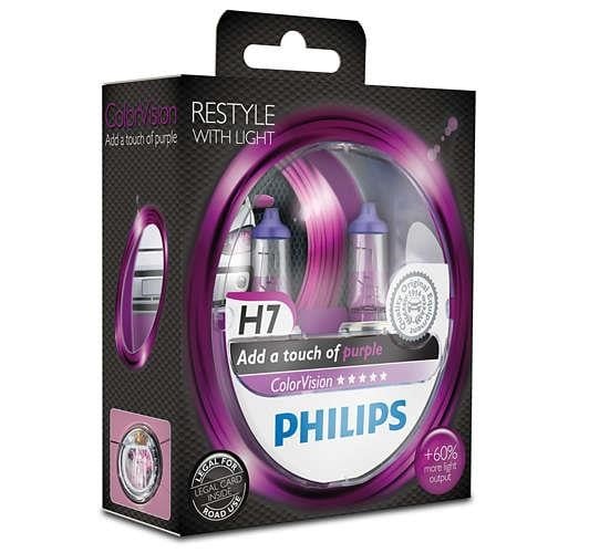 Philips 12972CVPPS2 Лампа галогенная Philips Colorvision 12В H7 55Вт 12972CVPPS2: Отличная цена - Купить в Польше на 2407.PL!