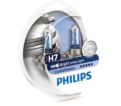 Philips 12972CVSP Лампа галогенова комплект Philips Cristal Vision+2x H7 12V 55W 12972CVSP: Приваблива ціна - Купити у Польщі на 2407.PL!