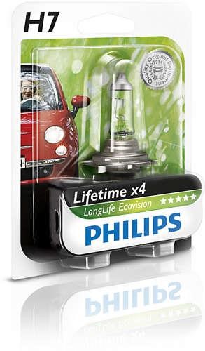 Philips 12972LLECOB1 Halogen lamp Philips Longlife Ecovision 12V H7 55W 12972LLECOB1: Buy near me in Poland at 2407.PL - Good price!