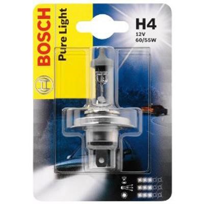 Лампа галогенная Bosch Pure Light 12В H4 60&#x2F;55Вт Bosch 1 987 301 001