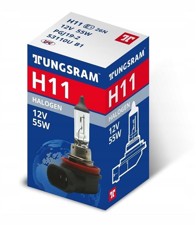 Tungsram 93105794 Halogen lamp 12V H11 55W 93105794: Buy near me in Poland at 2407.PL - Good price!
