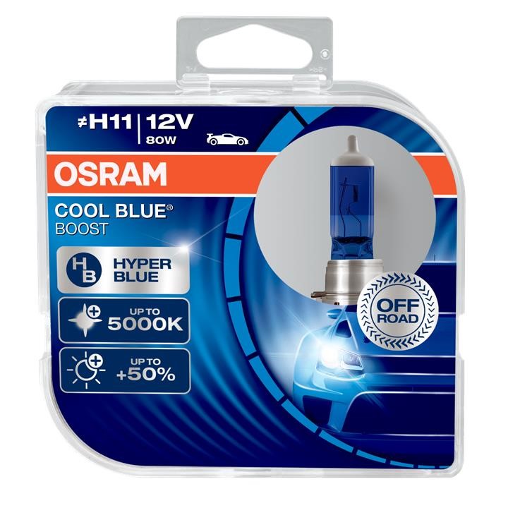 Osram 62211CBB-HCB Лампа галогенная Osram Cool Blue Boost 12В H11 75Вт 62211CBBHCB: Отличная цена - Купить в Польше на 2407.PL!