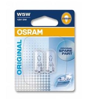 Osram 2825-BLI2 Лампа накаливания W5W 12V 5W 2825BLI2: Отличная цена - Купить в Польше на 2407.PL!