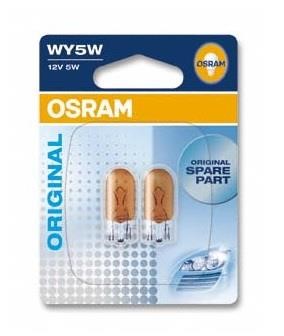 Osram 2827-BLI2 Лампа накаливания желтая WY5W 12V 5W 2827BLI2: Отличная цена - Купить в Польше на 2407.PL!