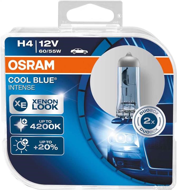 Osram 64193CBI-HCB Halogen lamp Osram Cool Blue Intense +20% 12V H4 60/55W +20% 64193CBIHCB: Buy near me in Poland at 2407.PL - Good price!