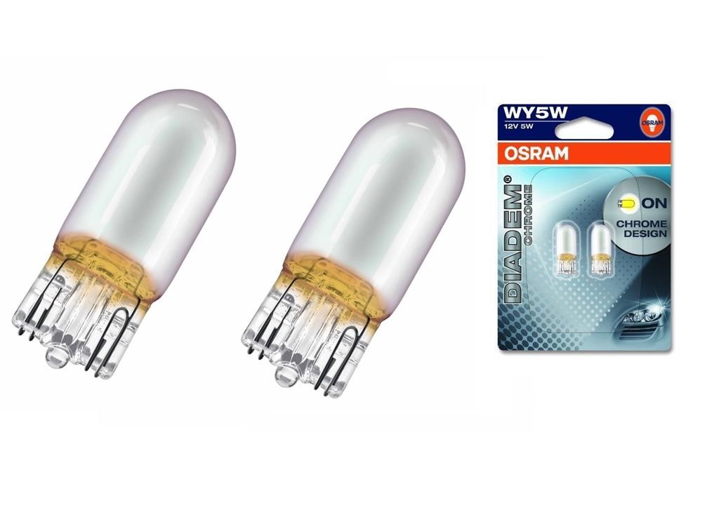 Osram 2827-DC-BLI2 Лампа накаливания желтая WY5W 12V 5W 2827DCBLI2: Отличная цена - Купить в Польше на 2407.PL!
