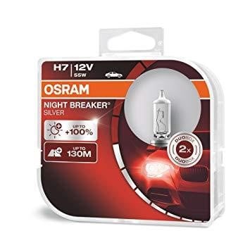 Osram 64210NBS-HCB Halogen lamp Osram Night Breaker Silver +100% 12V H7 55W +100% 64210NBSHCB: Buy near me in Poland at 2407.PL - Good price!