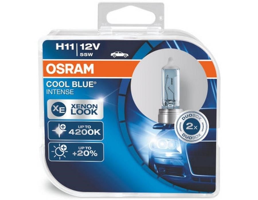 Osram 64211CBI-HCB Halogen lamp Osram Cool Blue Intense +20% 12V H11 55W +20% 64211CBIHCB: Buy near me in Poland at 2407.PL - Good price!
