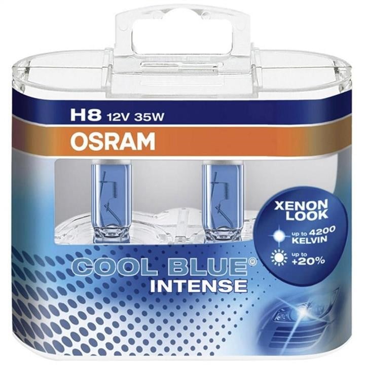 Osram 64212CBI-HCB Halogen lamp Osram Cool Blue Intense +20% 12V H8 35W +20% 64212CBIHCB: Buy near me in Poland at 2407.PL - Good price!
