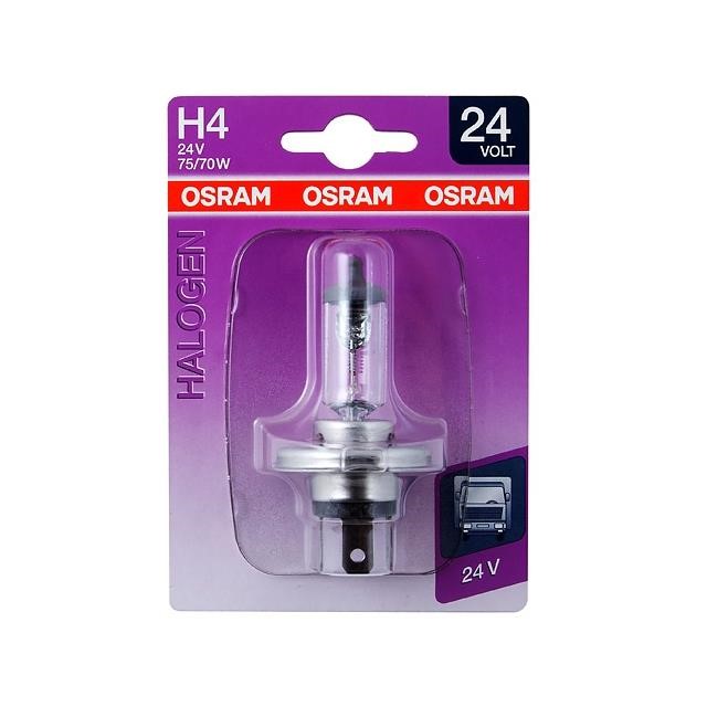 Osram 64196-BLI Лампа галогенная 24В H4 75/70Вт 64196BLI: Отличная цена - Купить в Польше на 2407.PL!