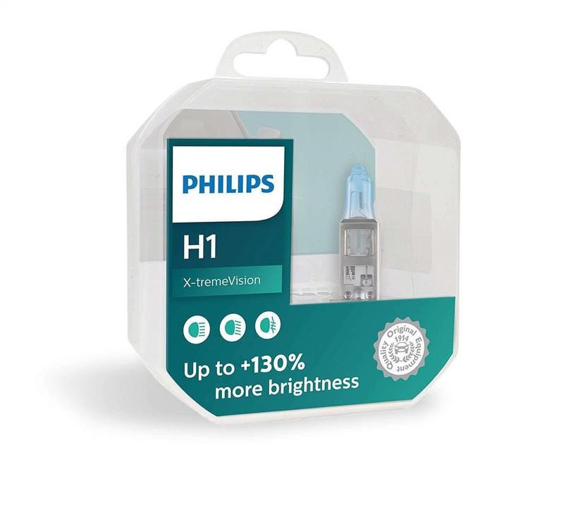 Philips 12258XV+E2 Halogen Lamp Set Philips X-treme Vision +130% H1 12V 55W 12258XVE2: Buy near me in Poland at 2407.PL - Good price!