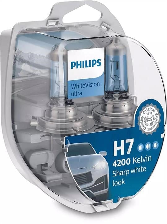 Żarówka halogenowa Philips Whitevision Ultra 12V H7 55W Philips 12972WVUSM