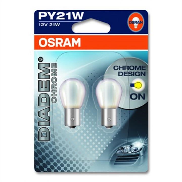 Osram 7507-DC-BLI2 Лампа накаливания желтая PY21W 12V 21W 7507DCBLI2: Отличная цена - Купить в Польше на 2407.PL!