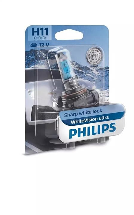 Philips 12362WVUB1 Лампа галогенная Philips Whitevision Ultra 12В H11 55Вт 12362WVUB1: Отличная цена - Купить в Польше на 2407.PL!