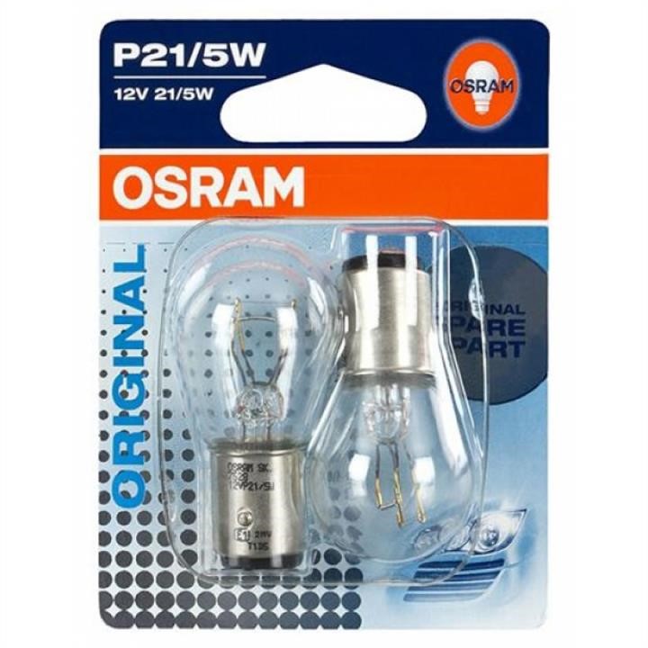 Osram 7528-BLI2 Лампа накаливания P21/5W 12V 21/5W 7528BLI2: Отличная цена - Купить в Польше на 2407.PL!