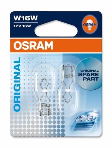 Glow bulb W16W 12V 16W Osram 921-BLI2