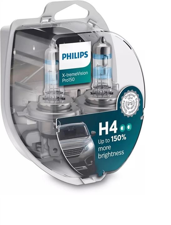 Philips 12342XVPS2 Halogen lamp Philips X-Tremevision +150% 12V H4 60/55W +150% 12342XVPS2: Buy near me in Poland at 2407.PL - Good price!