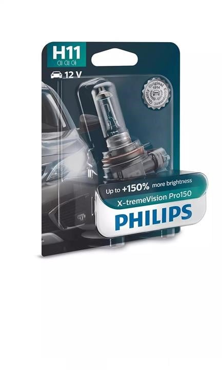 Philips 12362XVPB1 Halogen lamp Philips X-Tremevision +150% 12V H11 55W +150% 12362XVPB1: Buy near me in Poland at 2407.PL - Good price!
