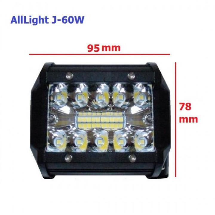 AllLight J-60W LED-Scheinwerfer AllLight 60W EPISTAR spot 9-30V J60W: Kaufen Sie zu einem guten Preis in Polen bei 2407.PL!