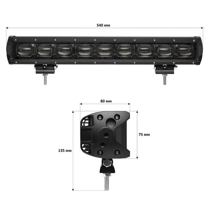 Świetlówka LED-lampa wisząca StarLight 90W 10-30V IP68 StarLight LSB-LENS-90W