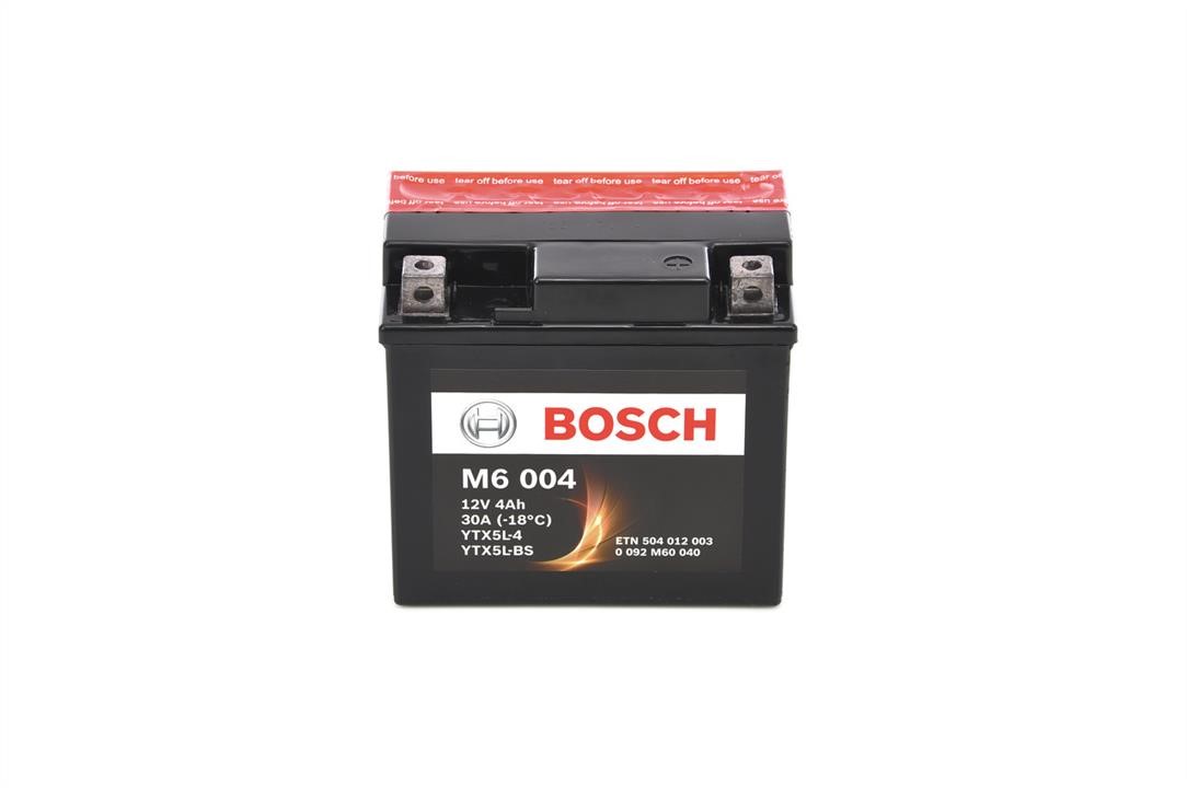 Bosch 0 092 M60 040 Akumulator Bosch 12V 4Ah 30A(EN) R+ 0092M60040: Dobra cena w Polsce na 2407.PL - Kup Teraz!