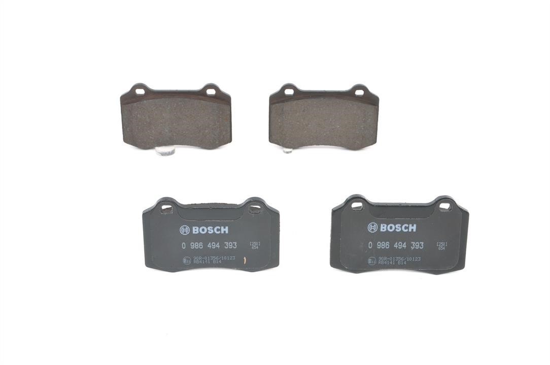 Bosch 0 986 494 393 Гальмівні колодки, комплект 0986494393: Приваблива ціна - Купити у Польщі на 2407.PL!