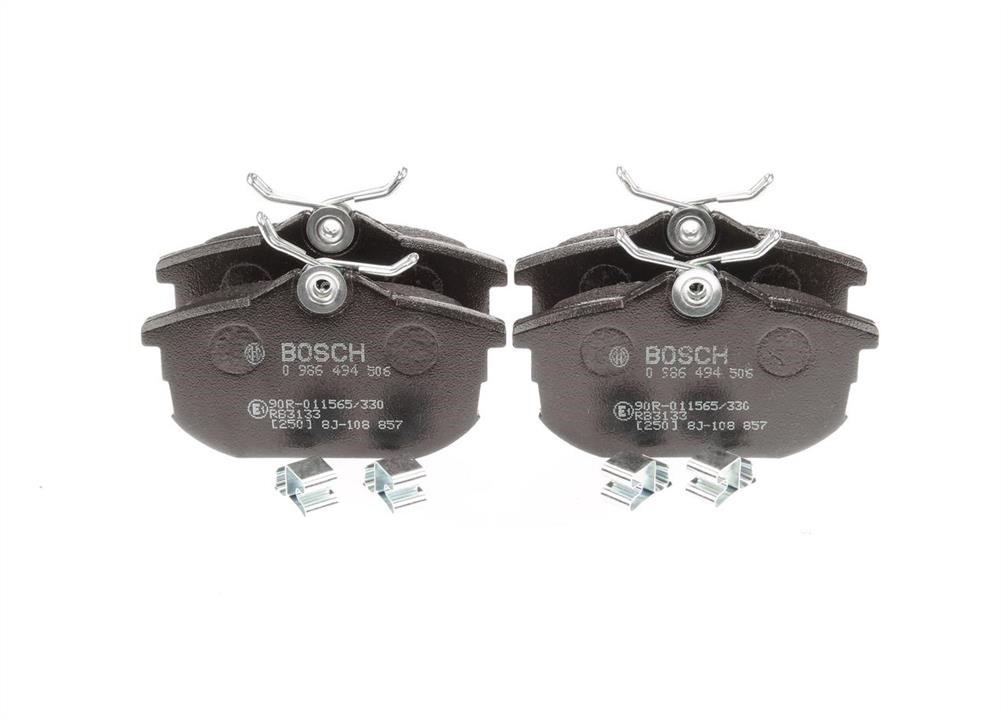 Bosch 0 986 494 506 Brake Pad Set, disc brake 0986494506: Buy near me in Poland at 2407.PL - Good price!