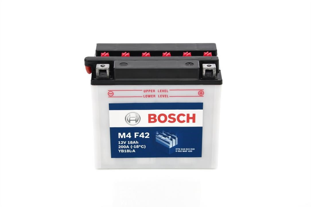 Bosch 0 092 M4F 420 Акумулятор Bosch 12В 18Ач 200А(EN) R+ 0092M4F420: Приваблива ціна - Купити у Польщі на 2407.PL!