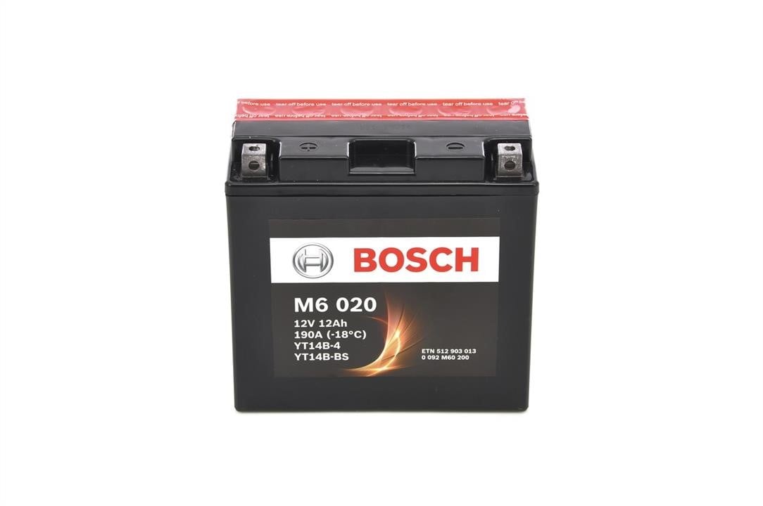 Bosch 0 092 M60 200 Аккумулятор Bosch 12В 12Ач 190А(EN) L+ 0092M60200: Купить в Польше - Отличная цена на 2407.PL!