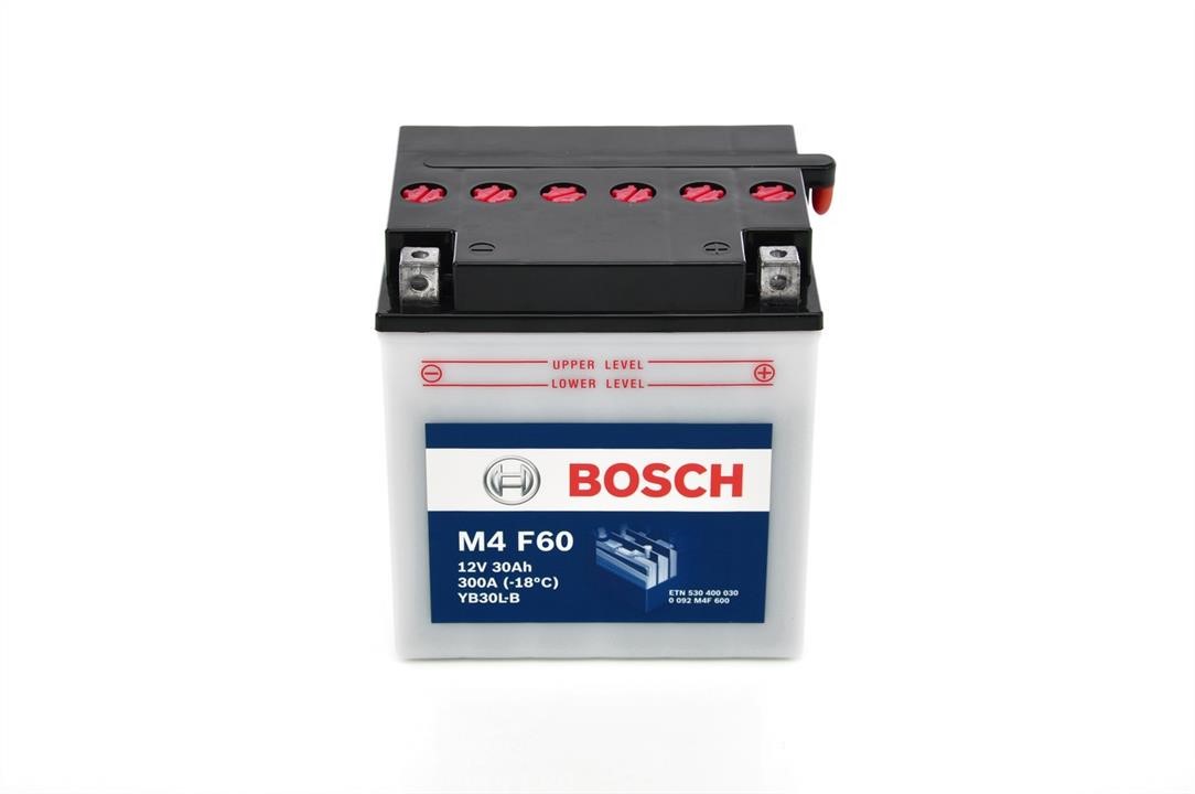 Bosch 0 092 M4F 600 Battery Bosch 12V 30Ah 300A(EN) R+ 0092M4F600: Buy near me in Poland at 2407.PL - Good price!