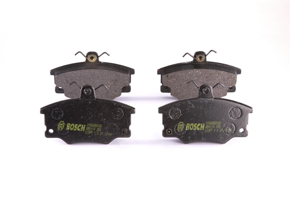 Bosch 0 986 BB0 080 Brake Pad Set, disc brake 0986BB0080: Buy near me in Poland at 2407.PL - Good price!