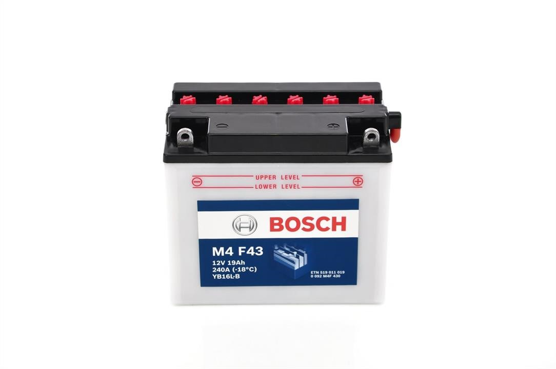 Bosch 0 092 M4F 430 Battery Bosch 12V 19Ah 240A(EN) R+ 0092M4F430: Buy near me in Poland at 2407.PL - Good price!
