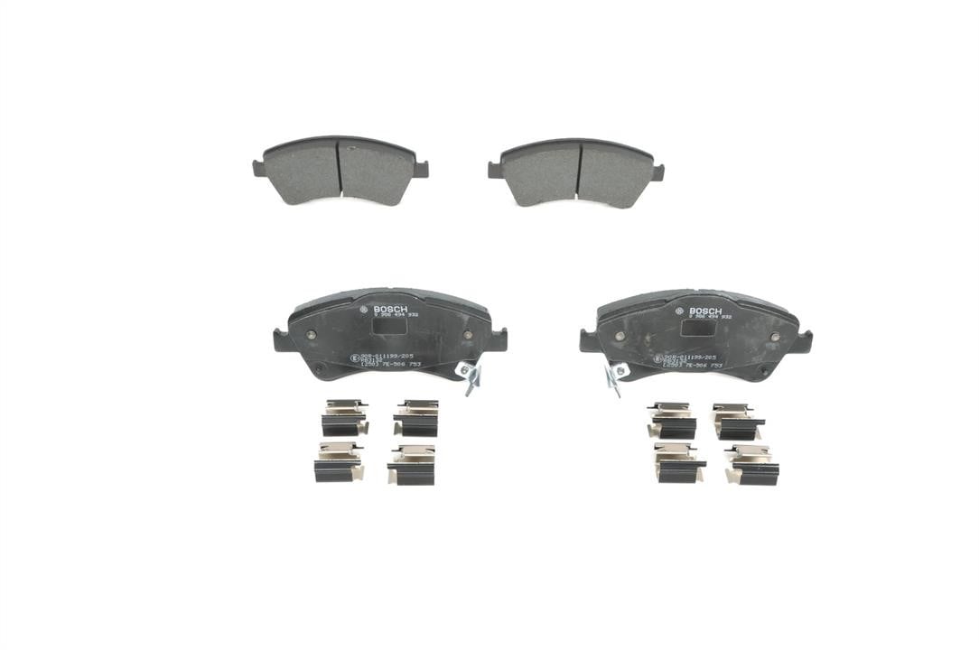 Bosch 0 986 494 932 Brake Pad Set, disc brake 0986494932: Buy near me in Poland at 2407.PL - Good price!