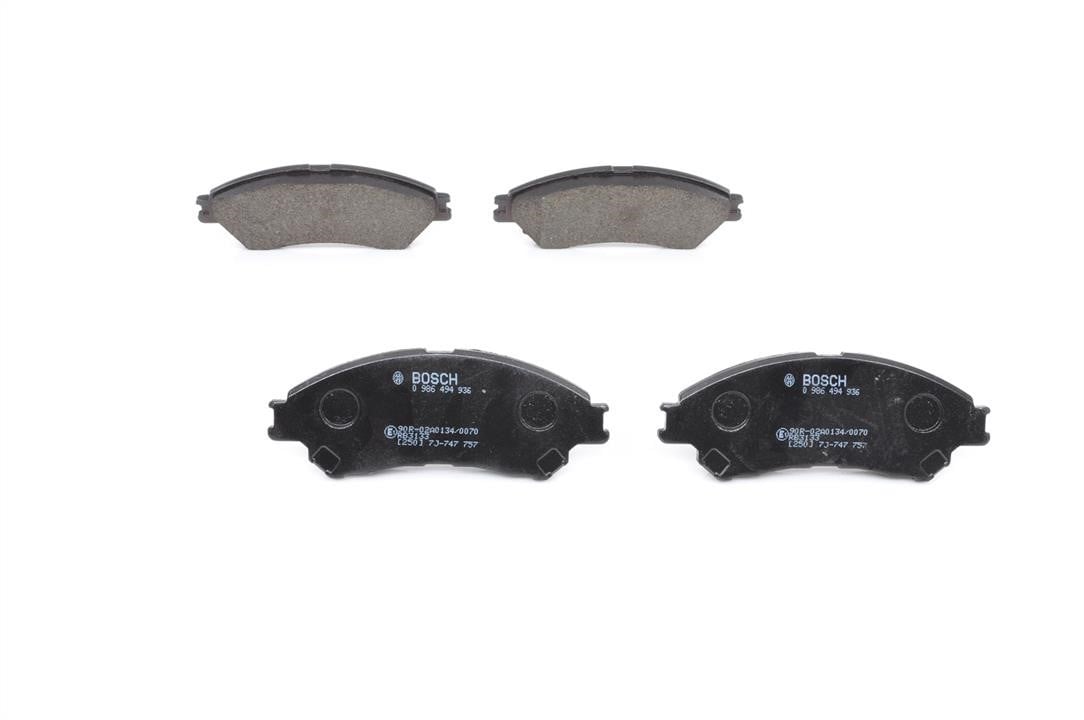 Bosch 0 986 494 936 Brake Pad Set, disc brake 0986494936: Buy near me in Poland at 2407.PL - Good price!