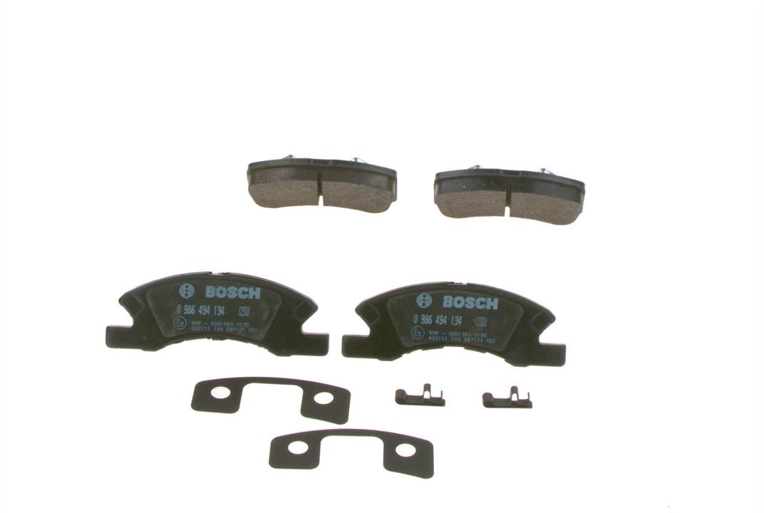 Bosch 0 986 494 134 Brake Pad Set, disc brake 0986494134: Buy near me in Poland at 2407.PL - Good price!