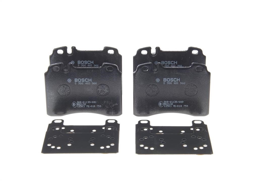 Bosch 0 986 460 966 Brake Pad Set, disc brake 0986460966: Buy near me in Poland at 2407.PL - Good price!