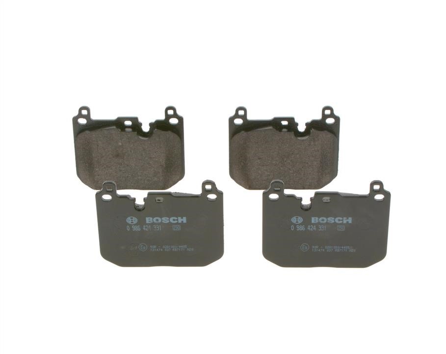 Bosch 0 986 424 331 Brake Pad Set, disc brake 0986424331: Buy near me in Poland at 2407.PL - Good price!