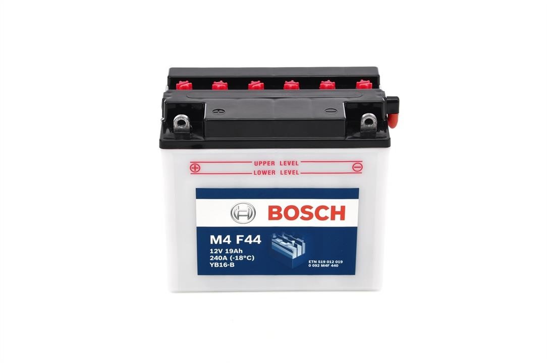 Bosch 0 092 M4F 440 Battery Bosch 12V 19Ah 240A(EN) L+ 0092M4F440: Buy near me in Poland at 2407.PL - Good price!