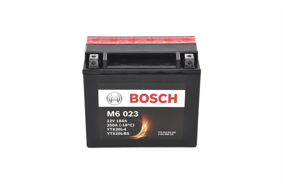 Bosch 0 092 M60 230 Battery Bosch 12V 18Ah 250A(EN) R+ 0092M60230: Buy near me in Poland at 2407.PL - Good price!