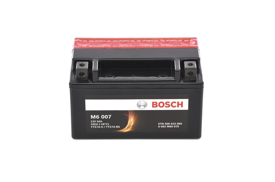Bosch 0 092 M60 070 Аккумулятор Bosch 12В 6Ач 105А(EN) L+ 0092M60070: Отличная цена - Купить в Польше на 2407.PL!