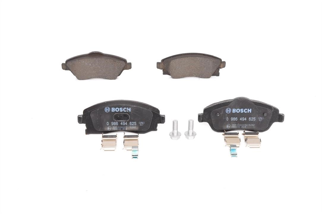 Bosch 0 986 494 625 Brake Pad Set, disc brake 0986494625: Buy near me in Poland at 2407.PL - Good price!