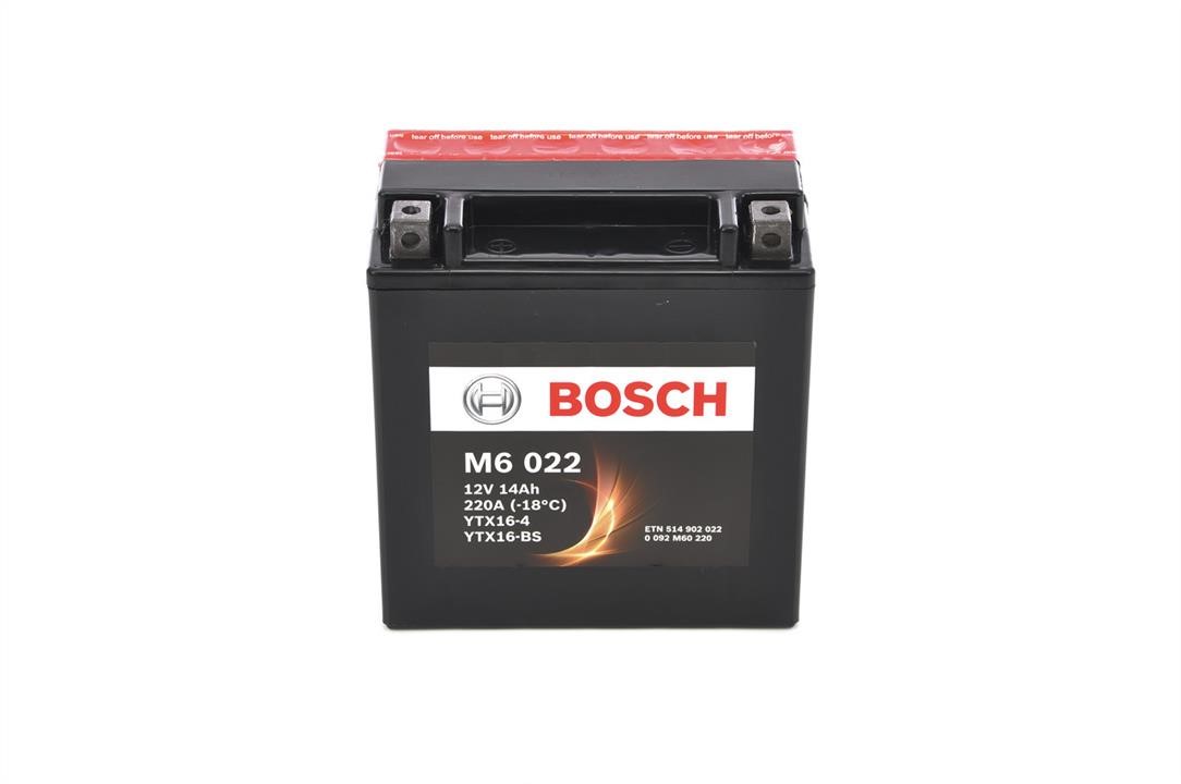 Bosch 0 092 M60 220 Starterbatterie Bosch 12V 14AH 220A(EN) L+ 0092M60220: Kaufen Sie zu einem guten Preis in Polen bei 2407.PL!
