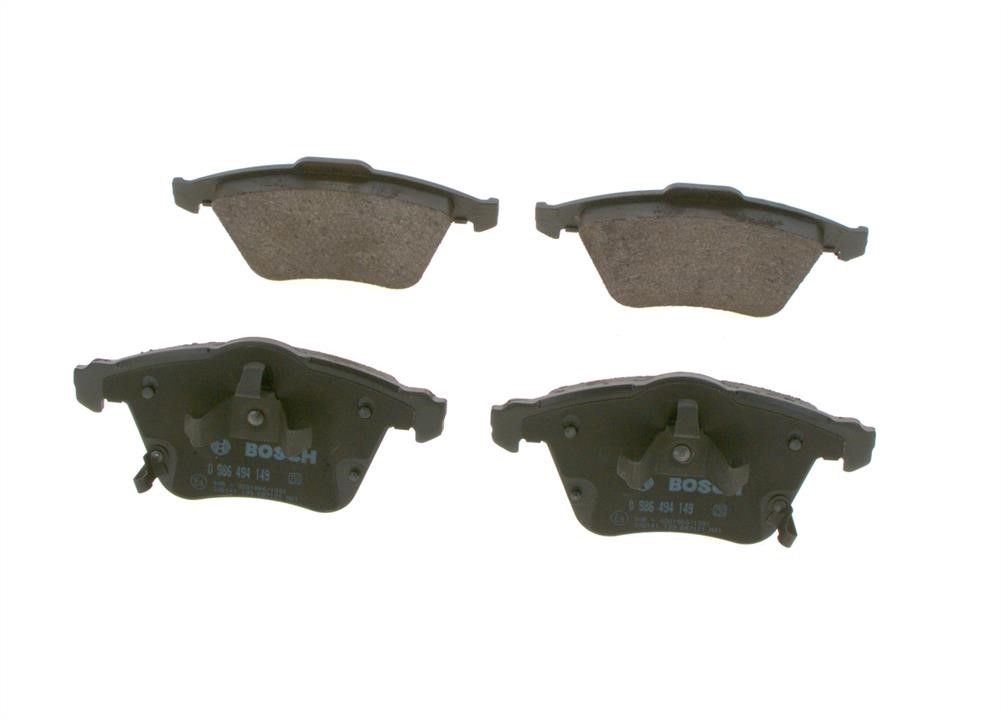 Bosch 0 986 494 149 Brake Pad Set, disc brake 0986494149: Buy near me in Poland at 2407.PL - Good price!