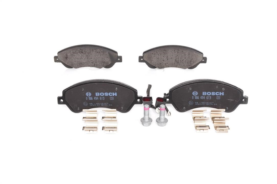 Bosch 0 986 494 613 Brake Pad Set, disc brake 0986494613: Buy near me in Poland at 2407.PL - Good price!