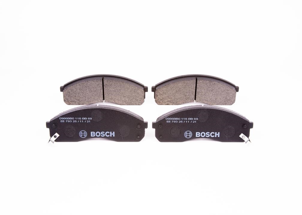 Bosch 0 986 BB0 116 Scheibenbremsbeläge, Set 0986BB0116: Kaufen Sie zu einem guten Preis in Polen bei 2407.PL!