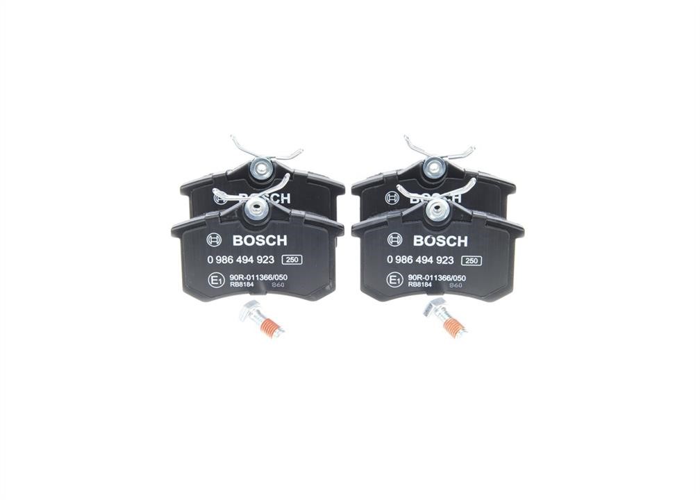Bosch 0 986 494 923 Тормозные колодки дисковые, комплект 0986494923: Отличная цена - Купить в Польше на 2407.PL!